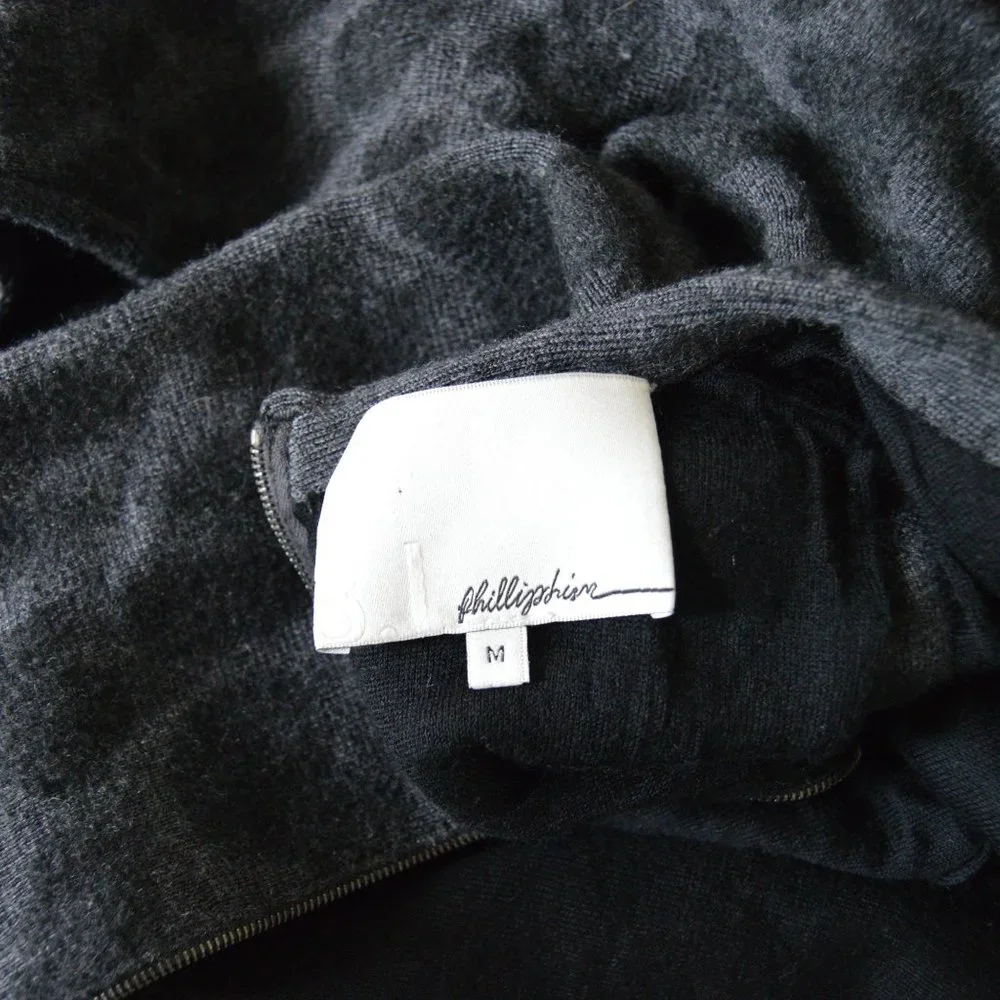 3.1 Phillip Lim Wool Leopard Print Mini Dress | Size Medium - Picture 6 of 6